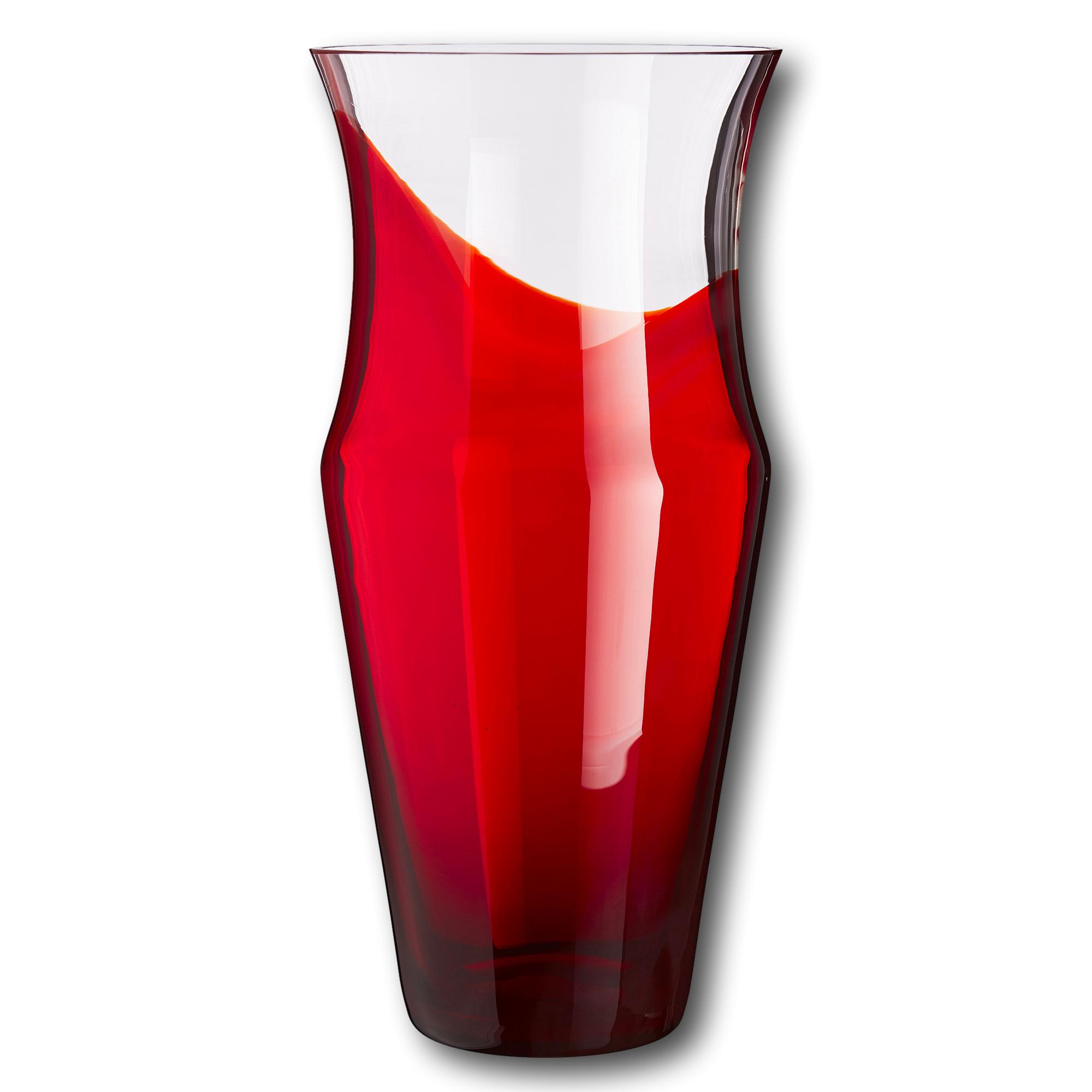 Vaso Monocromo Red Carlo Moretti