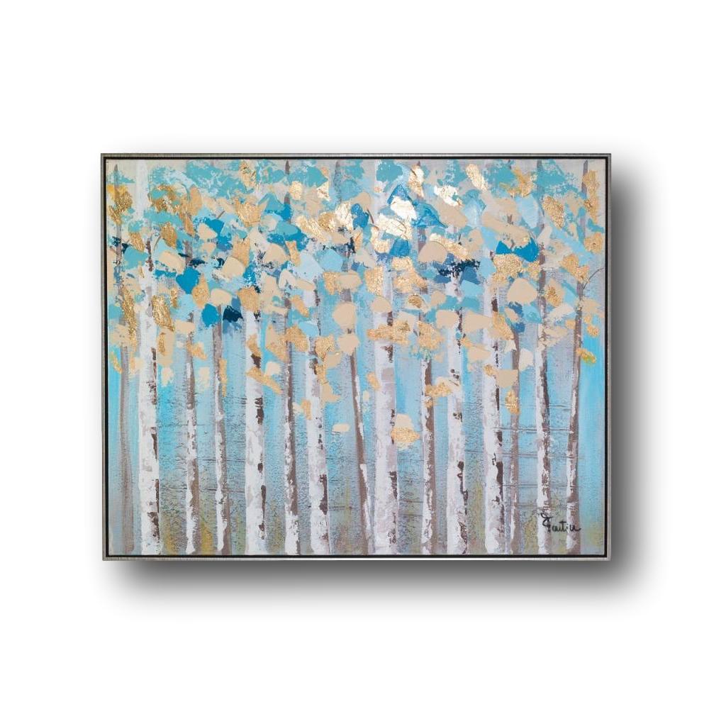 Quadro foresta di betulle