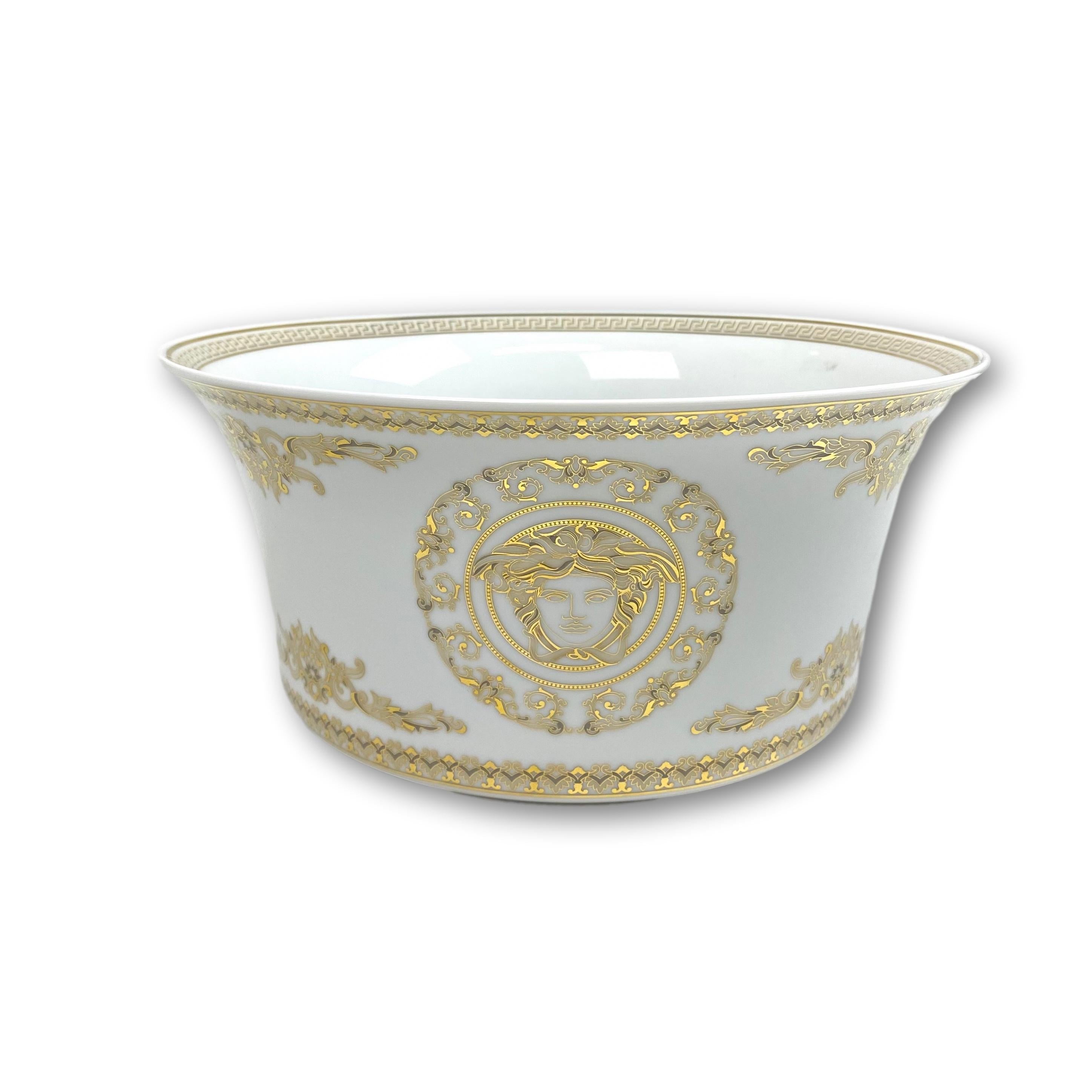 Coppa Versace Medusa bianca