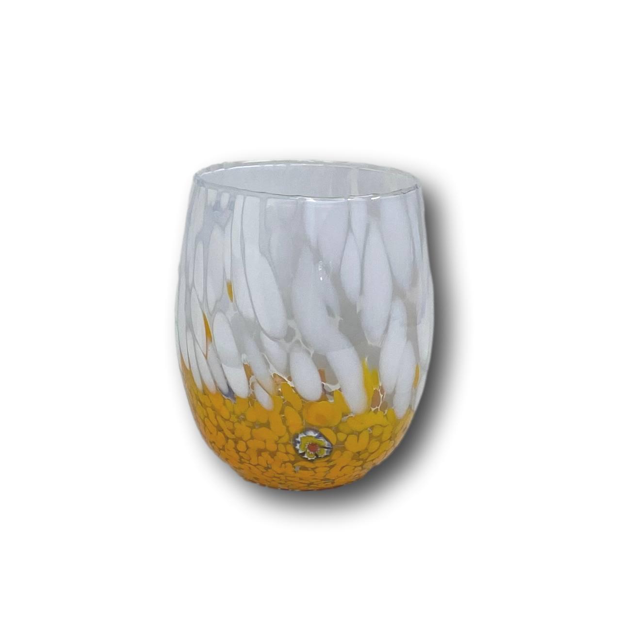 Bicchiere Bubble Giallo