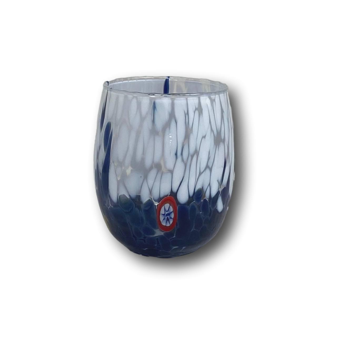 Bicchiere Bubble Blu