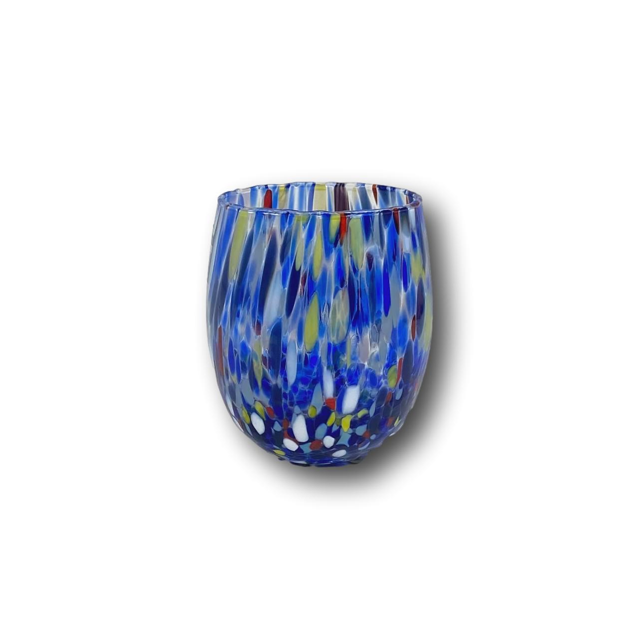 Bicchiere Panciuto Blu