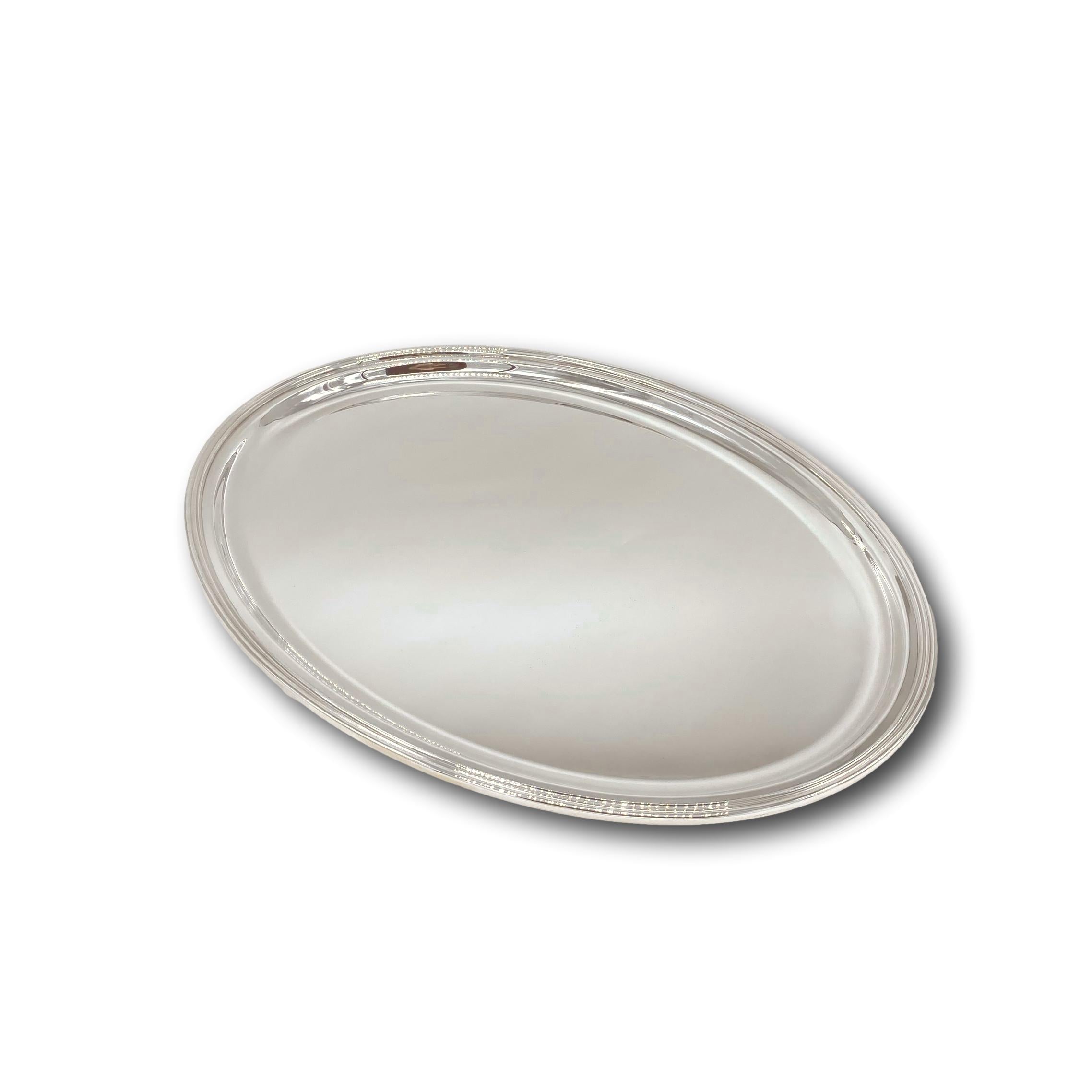 Vassoio stile San Inglese in argento