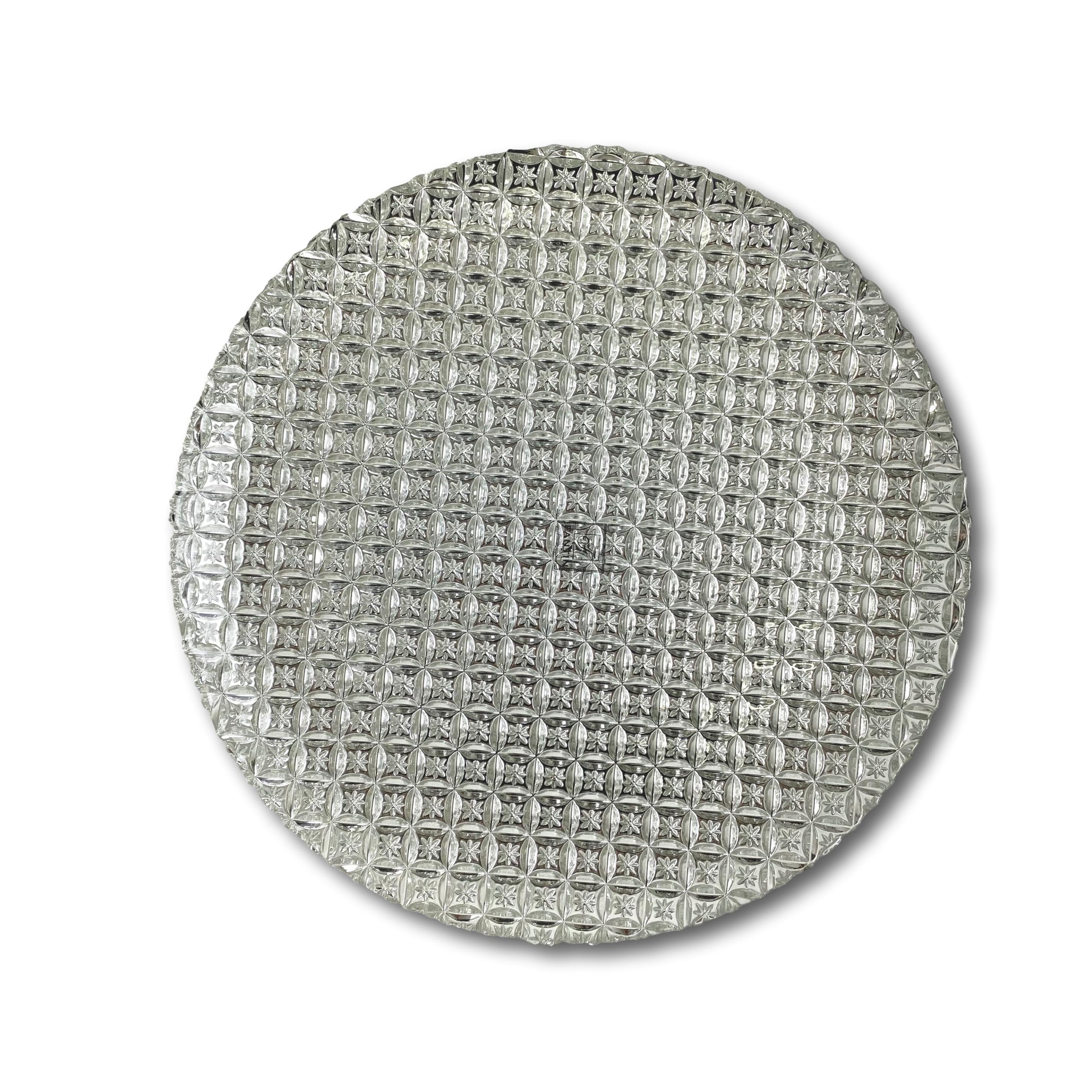 Piatto decorativo argento