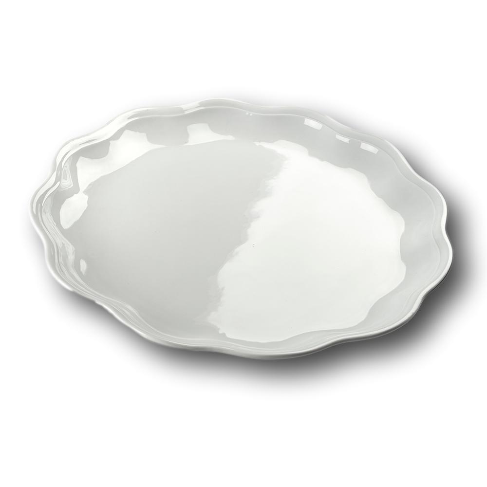 Piatto tondo millenium in ceramica