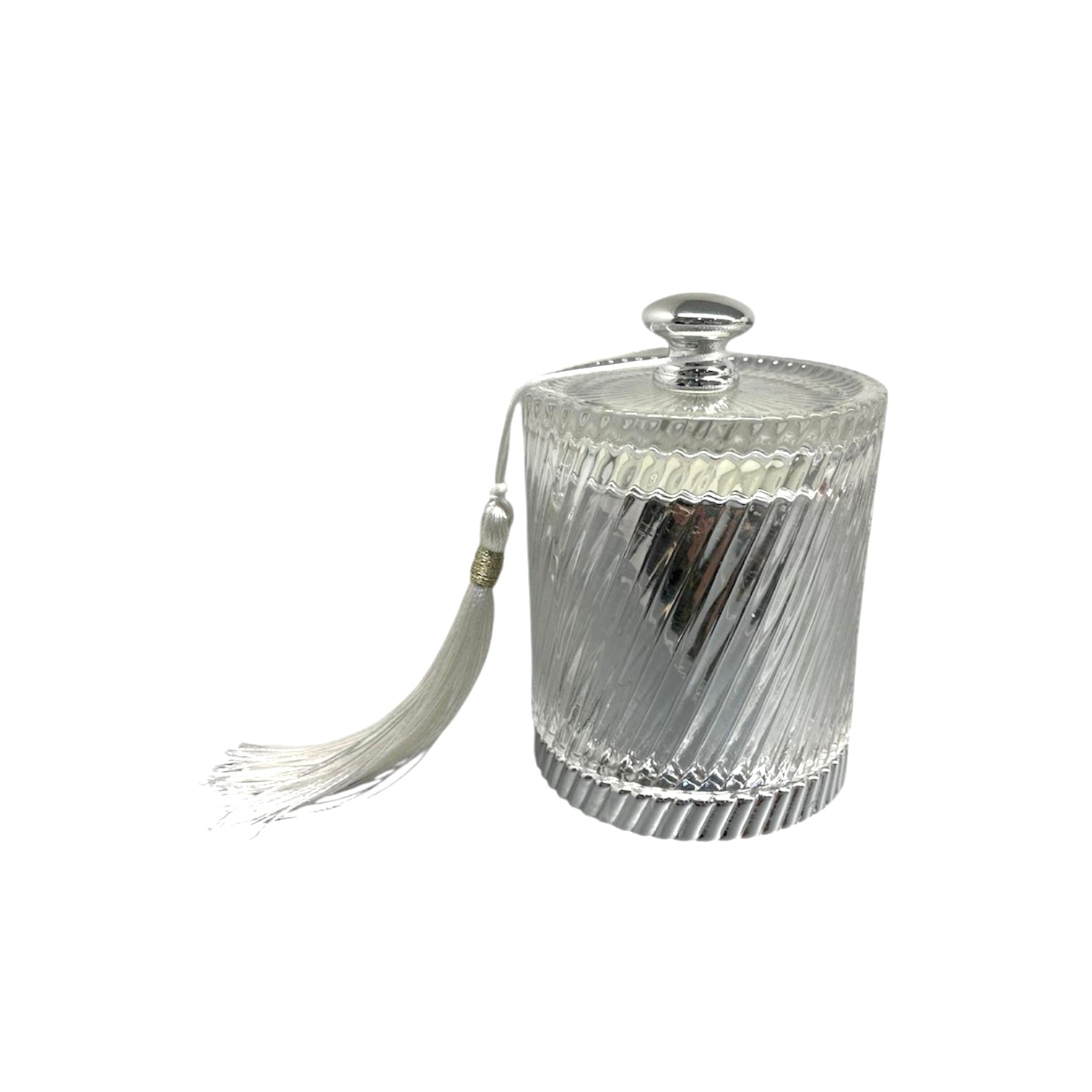 Vaso con candela profumata