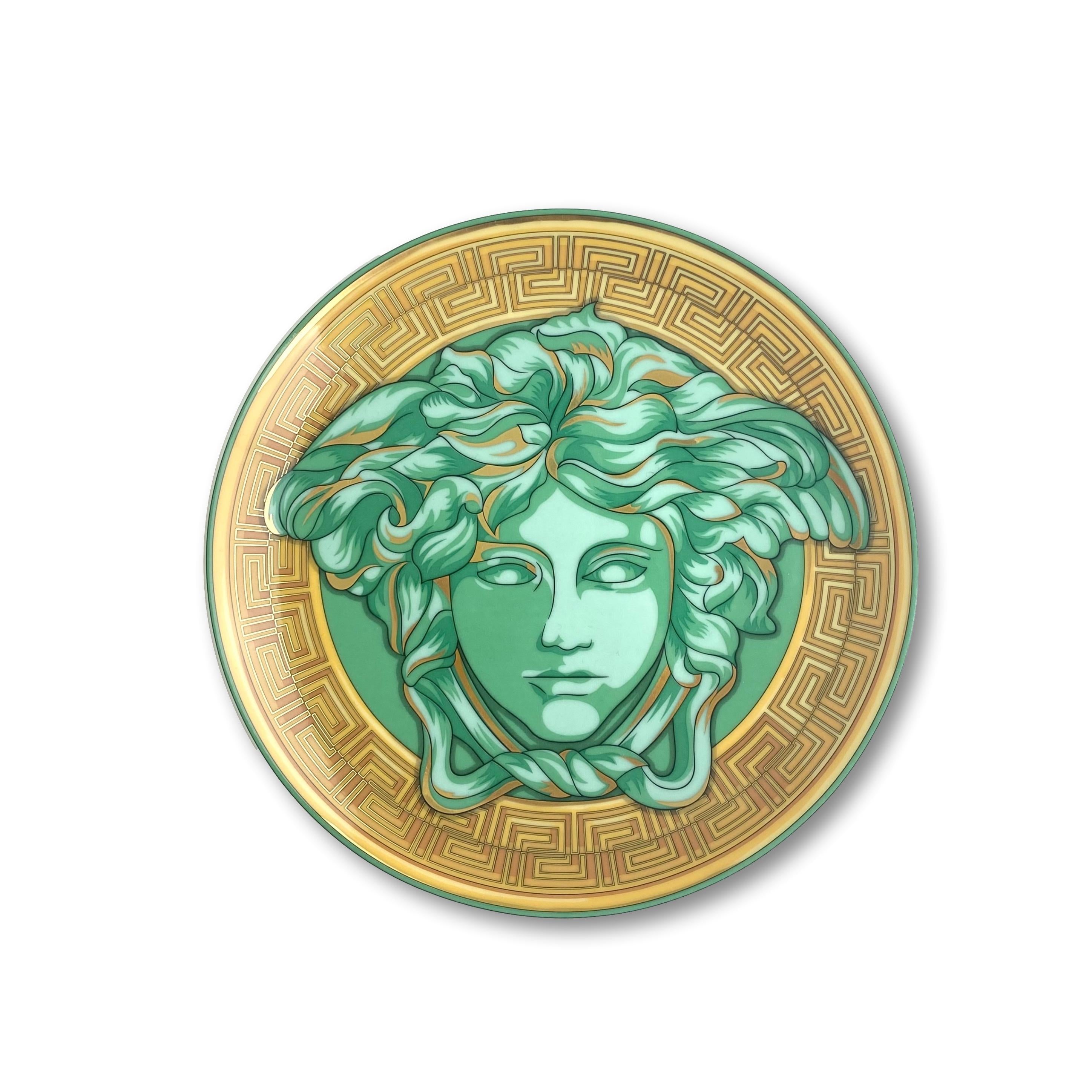 Piatto Versace, Medusa Green