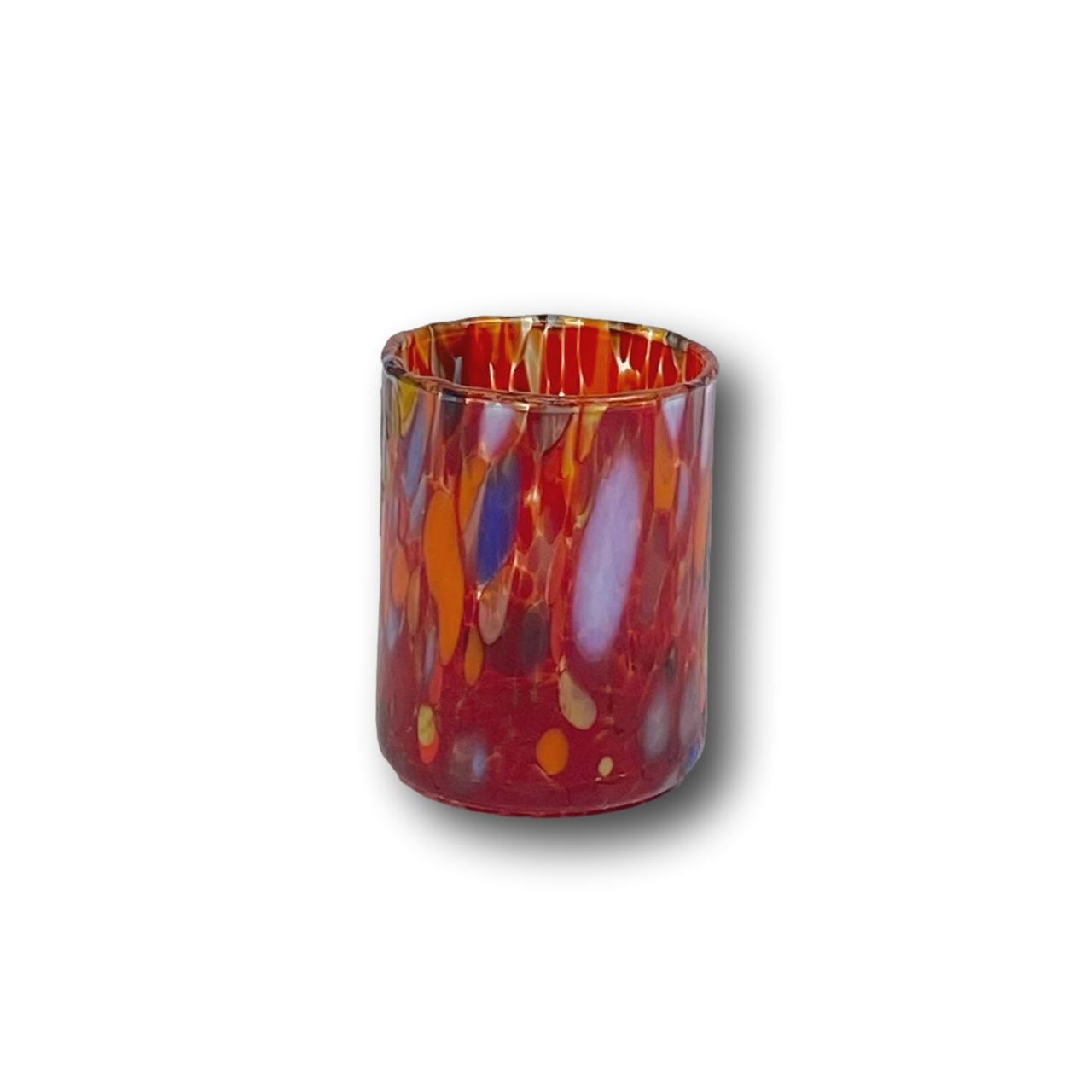 Bicchiere Shot in vetro di Murano Rosso