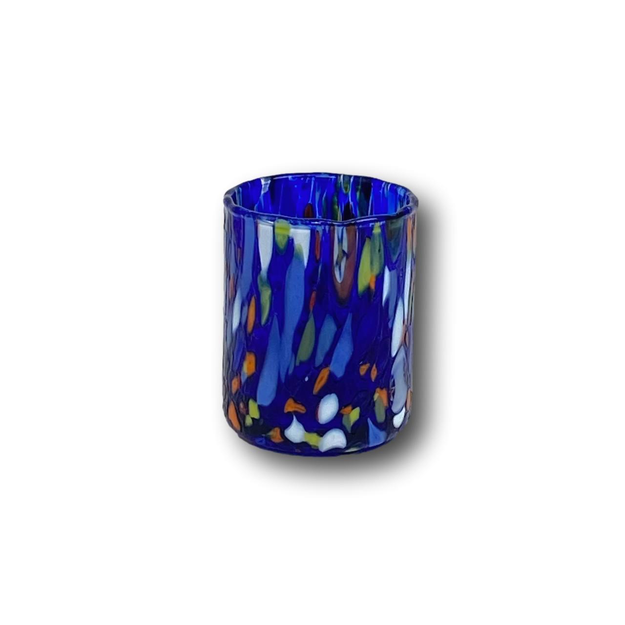 Bicchiere Shot in vetro di Murano Blu
